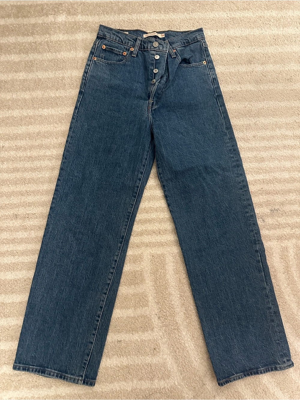 Levi Jeans Ribcage Straight Ankle - Size 26